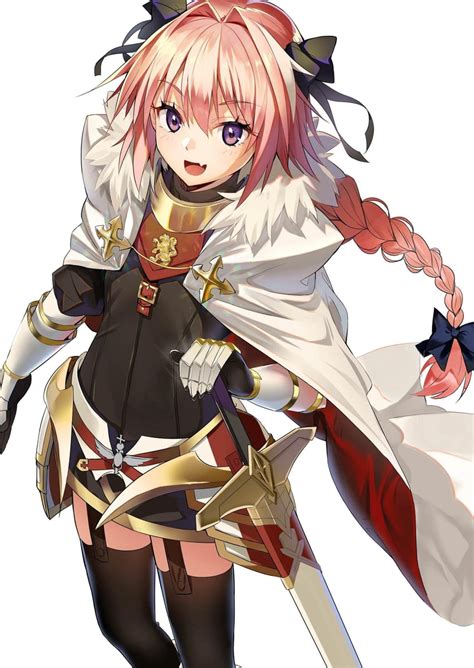 A pink haired male with purple eyes and a single braid, he is depicted as an otoko no ko, appearance-wise. . Astolfo danbooru